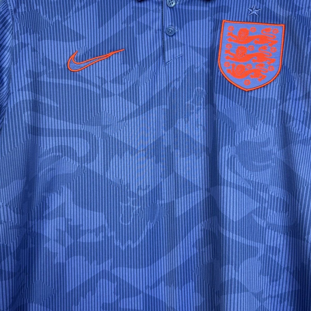 Nike ENGLAND 2020 2021 AWAY FOOTBALL SHIRT SOCCER JERSEY sz L MEN Size US L / EU 52-54 / 3 - 9 Thumbnail