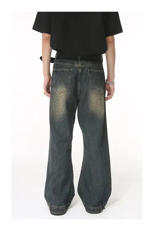 Other Men's washed distressed straight jeans Size US 32 / EU 48 - 5 Thumbnail