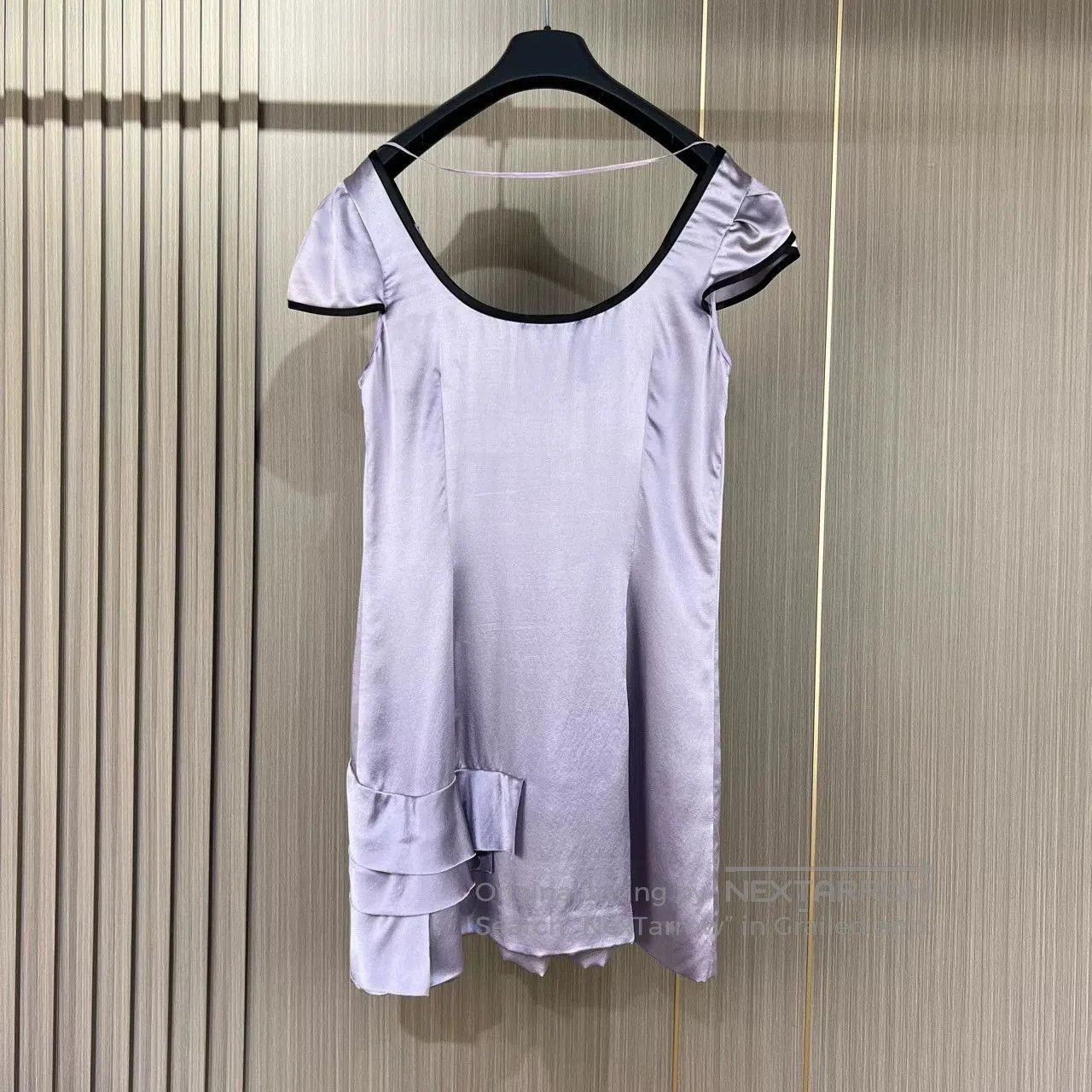 Prada Prada Light Purple Ruffle Silk Dress. Size S / US 4 / IT 40 - 2 Thumbnail