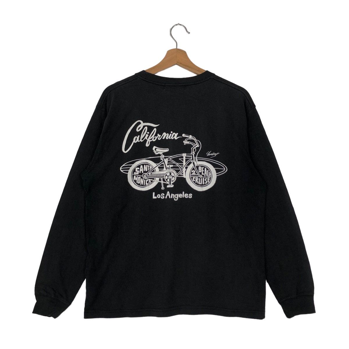Japanese Brand 🔥VINTAGE LONG SLEEVE CALIFORNIA LOS ANGELES BIG LOGO Size US M / EU 48-50 / 2 - 1 Thumbnail