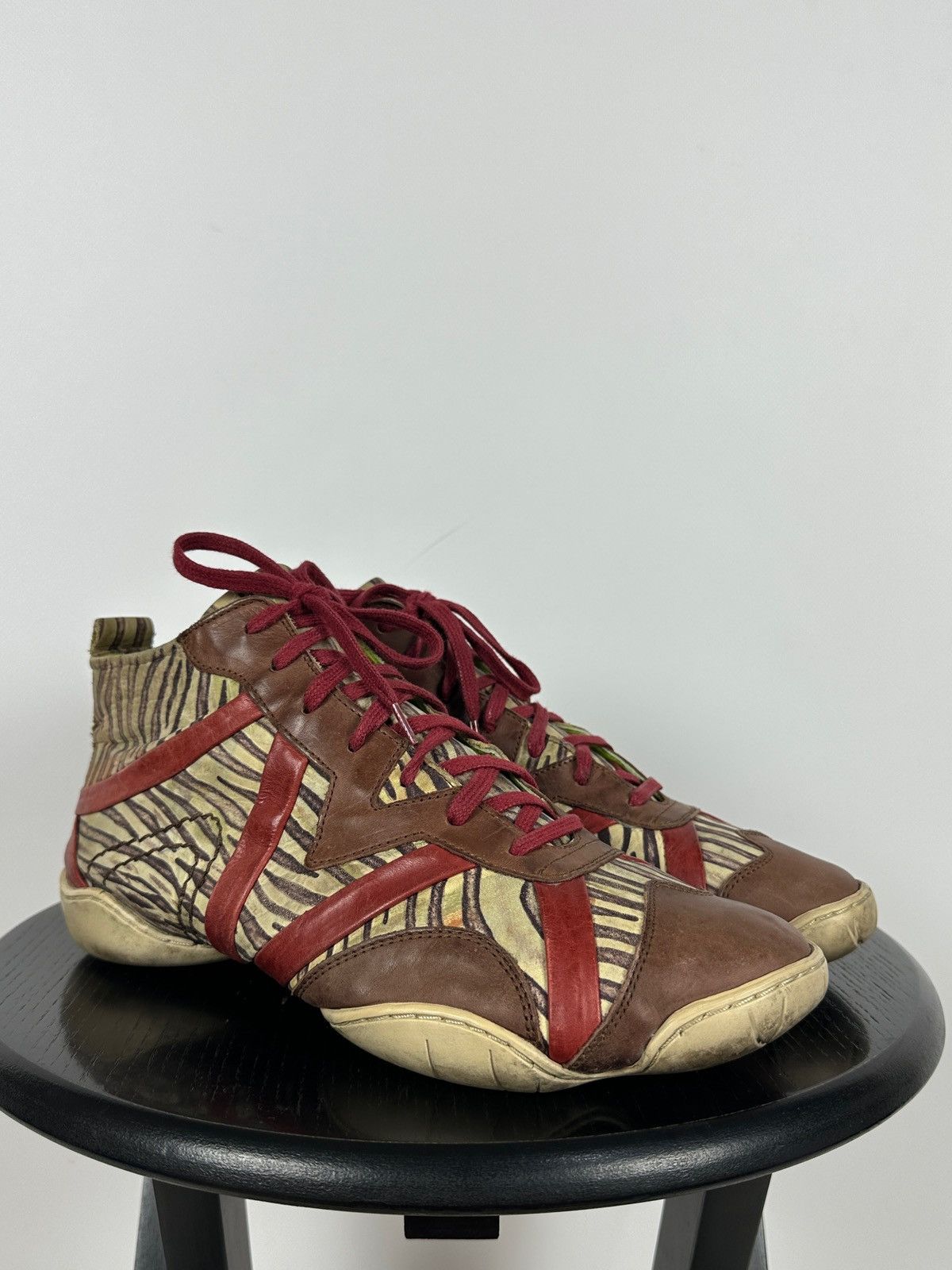 Marithe + Francois Girbaud 00s Vintage Marithé + François Girbaud High Top Sneakers Size US 7 / EU 40 - 11 Thumbnail