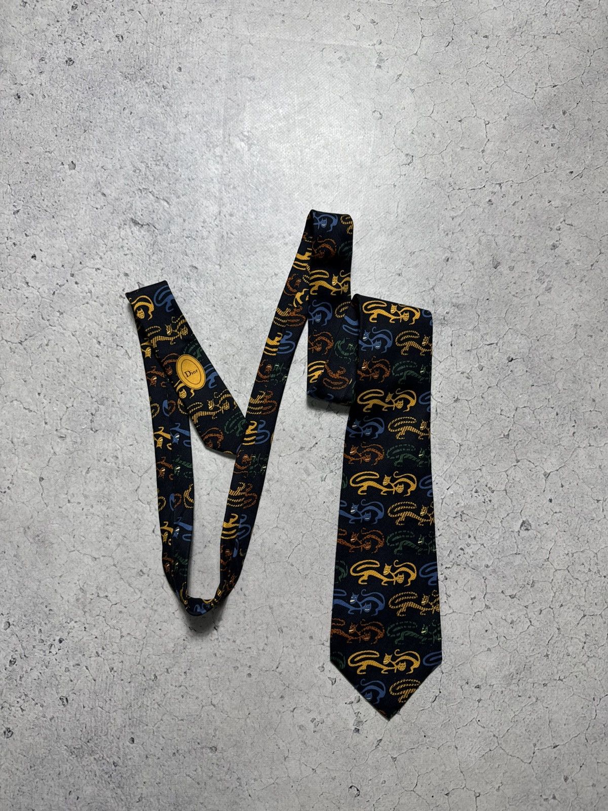 Christian Dior Monsieur Christian Dior Monsieur Luxury Silk Tie Vintage Size ONE SIZE - 1 Thumbnail