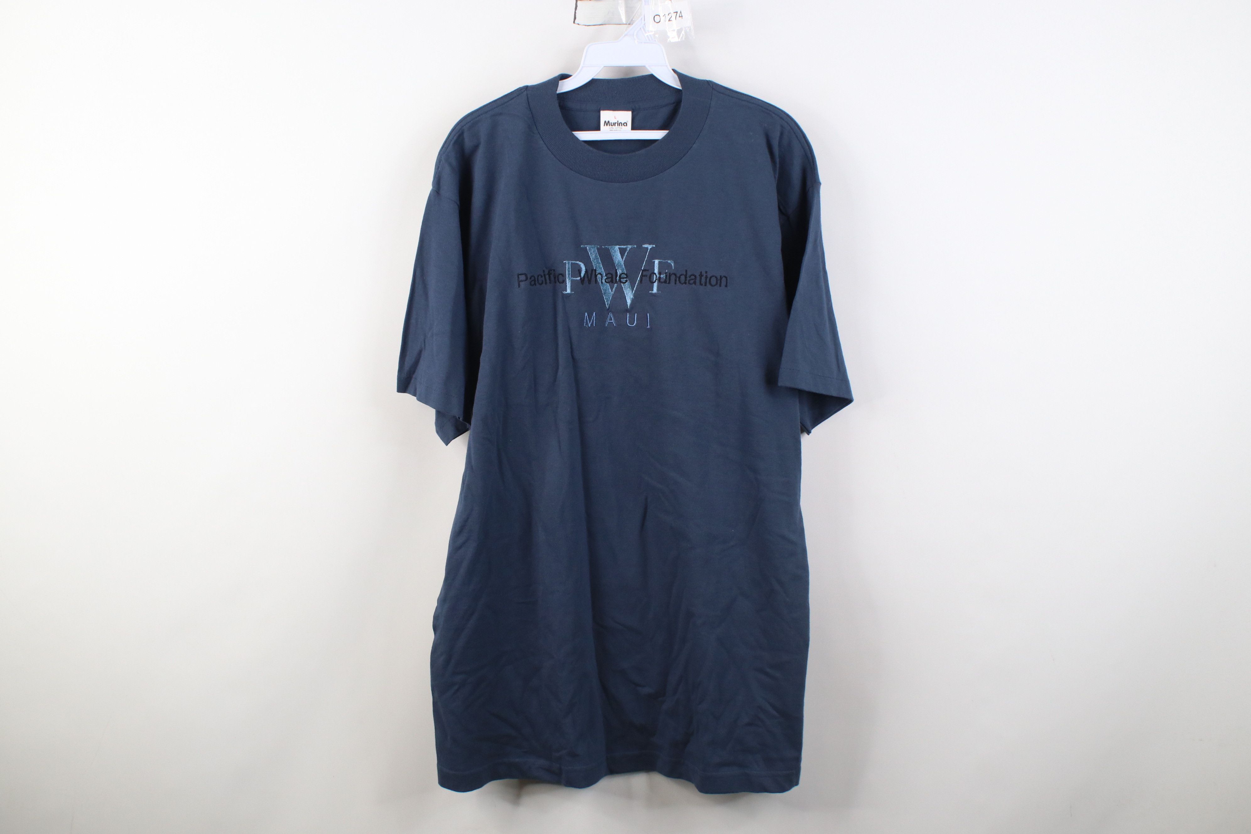 Vintage Vintage 90s Pacific Whale Foundation Maui Hawaii PWF T-Shirt Size US L / EU 52-54 / 3 - 1 Thumbnail