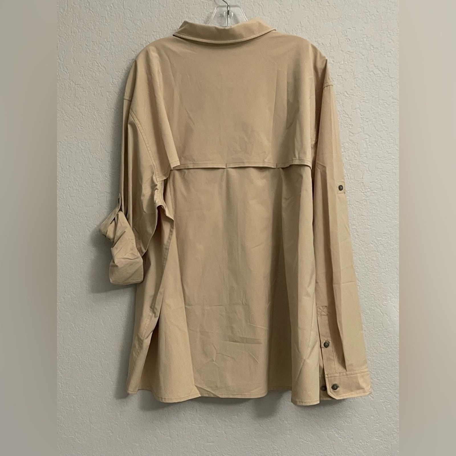 Carhartt CARHARTT Force Sun Defender Khaki Shirt Mens 2XL Long Sleeve Size US XXL / EU 58 / 5 - 5 Thumbnail