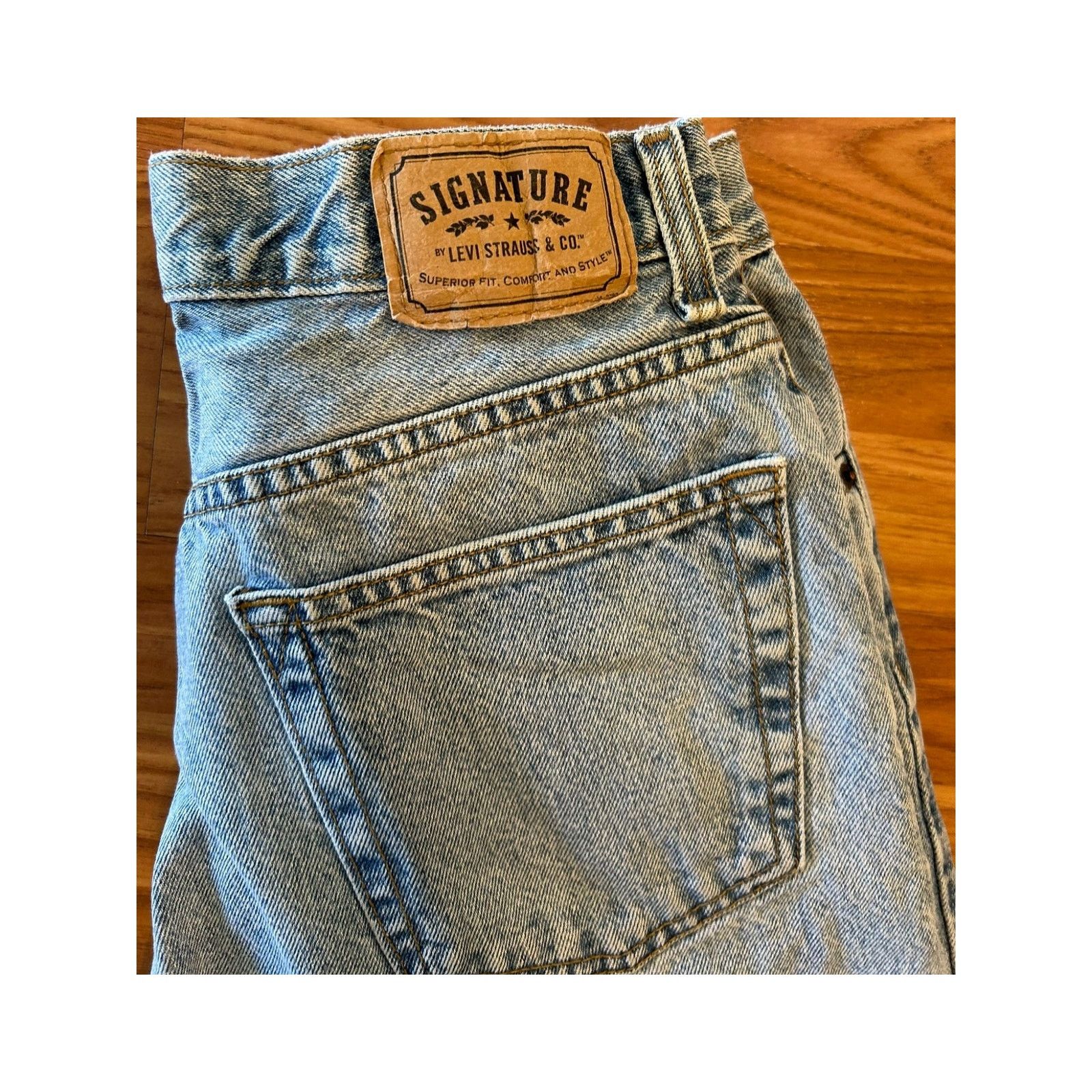 Levi's Signature Levi Strauss Light Acid Wash Jeans 32x30 Size US 32 / EU 48 - 6 Thumbnail