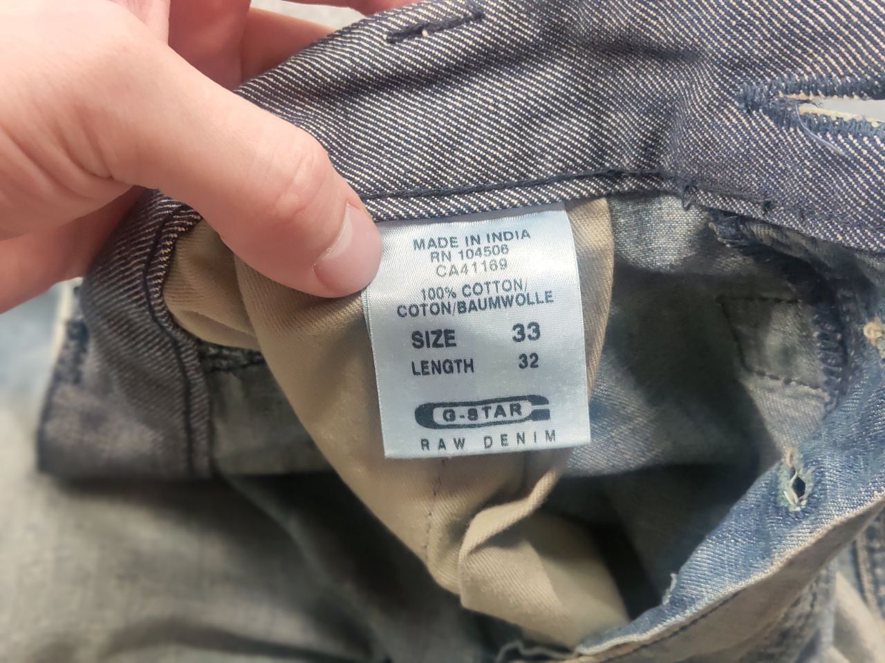 G-Star Rare Vintage G Star Raw Concept elwood Y2K Baggy Zip Jeans Size US 33 - 18 Thumbnail