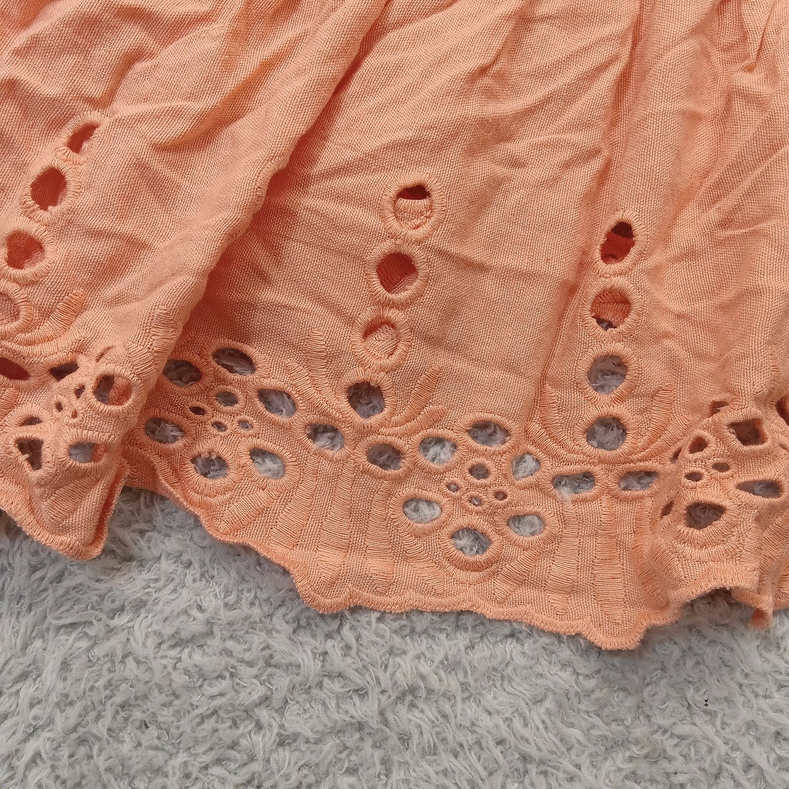 & Other Stories Japna Top S Women's Sleeveless Blouse Orange Cotton Linen Size S / US 4 / IT 40 - 3 Thumbnail