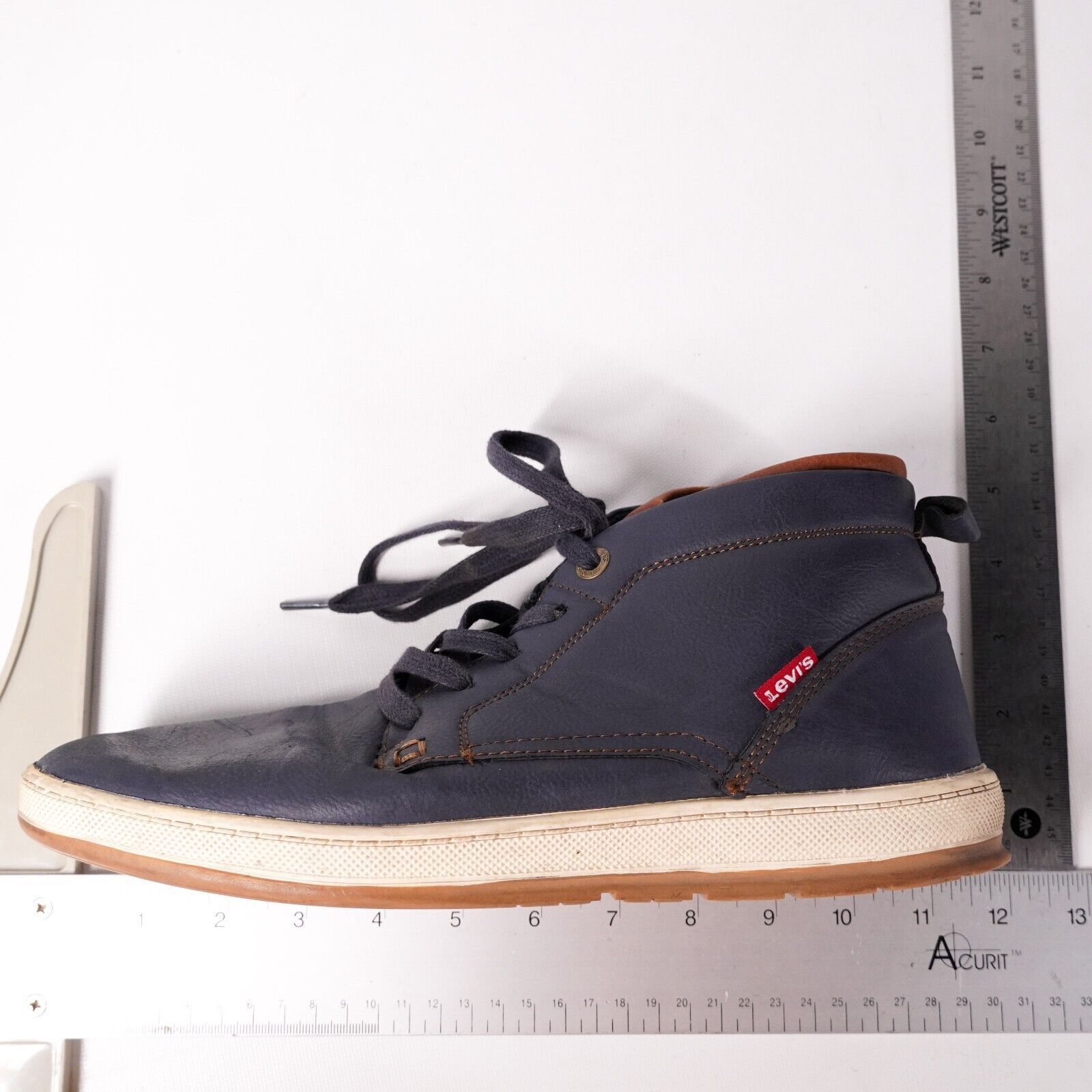 Levi's Levis Hi-Top Athletic Sneakers Mens 9.5 Casual Dress Shoes Size US 9.5 / EU 42-43 - 9 Thumbnail
