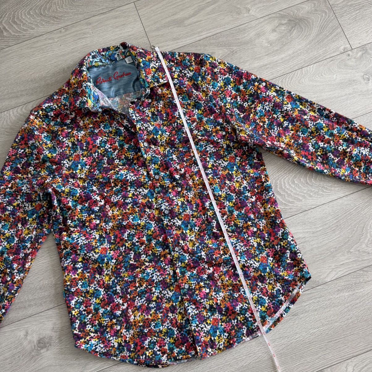 Robert Graham Robert Graham Size M Floral Print Flip Cuff Button Up Shirt Size US M / EU 48-50 / 2 - 3 Thumbnail