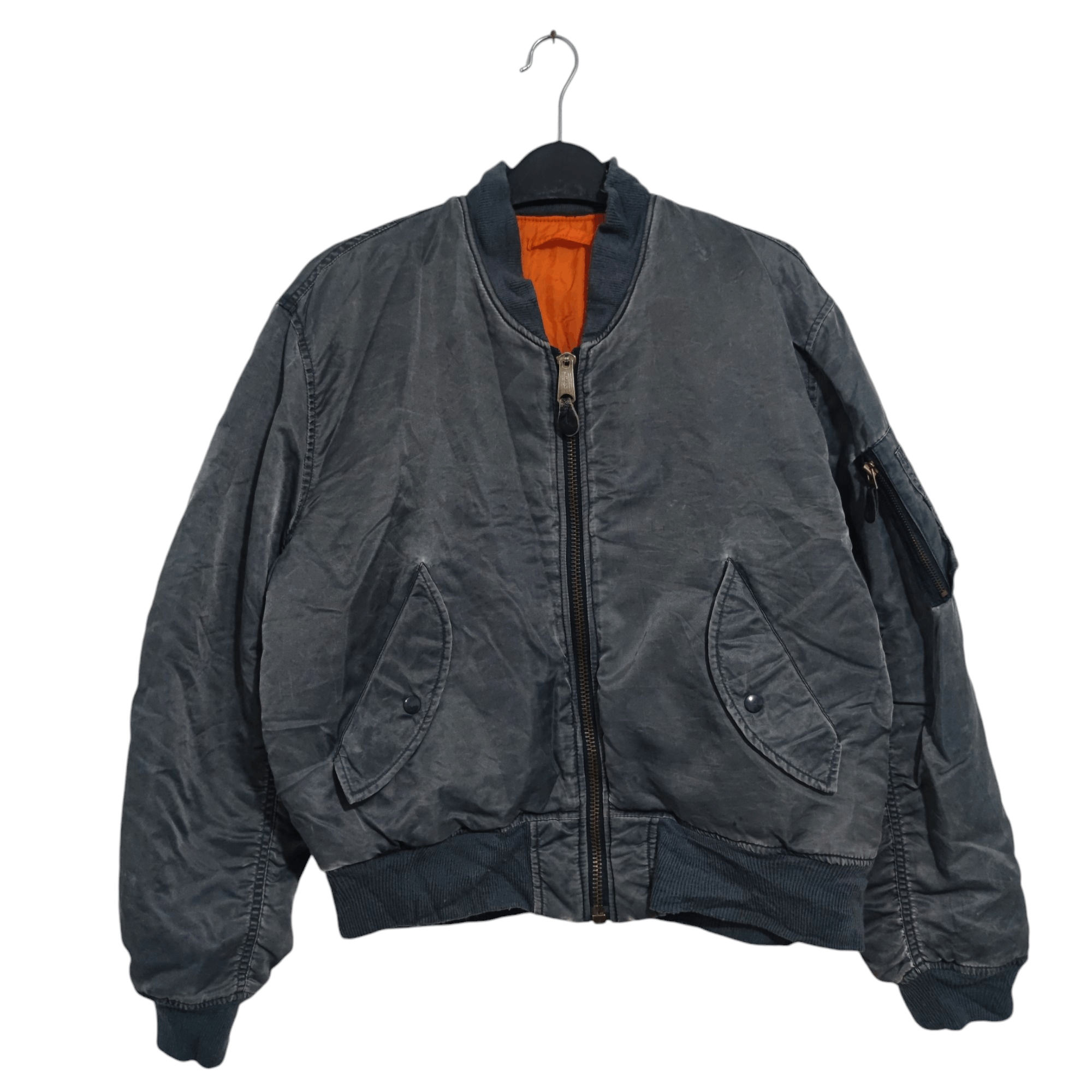 Alpha Industries × Vintage Reversibel MA1 Military Bomber Jacket Size US M / EU 48-50 / 2 - 1 Thumbnail