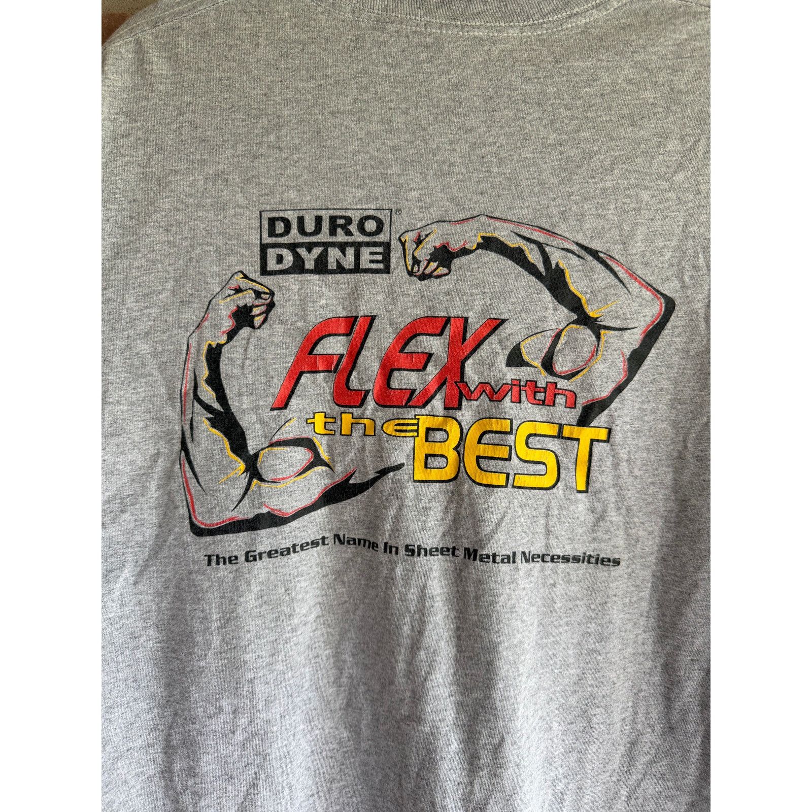 Jerzees Vintage Duro Dyne HVAC Graphic Tee XL Gray Work Shirt Size US XL / EU 56 / 4 - 6 Thumbnail