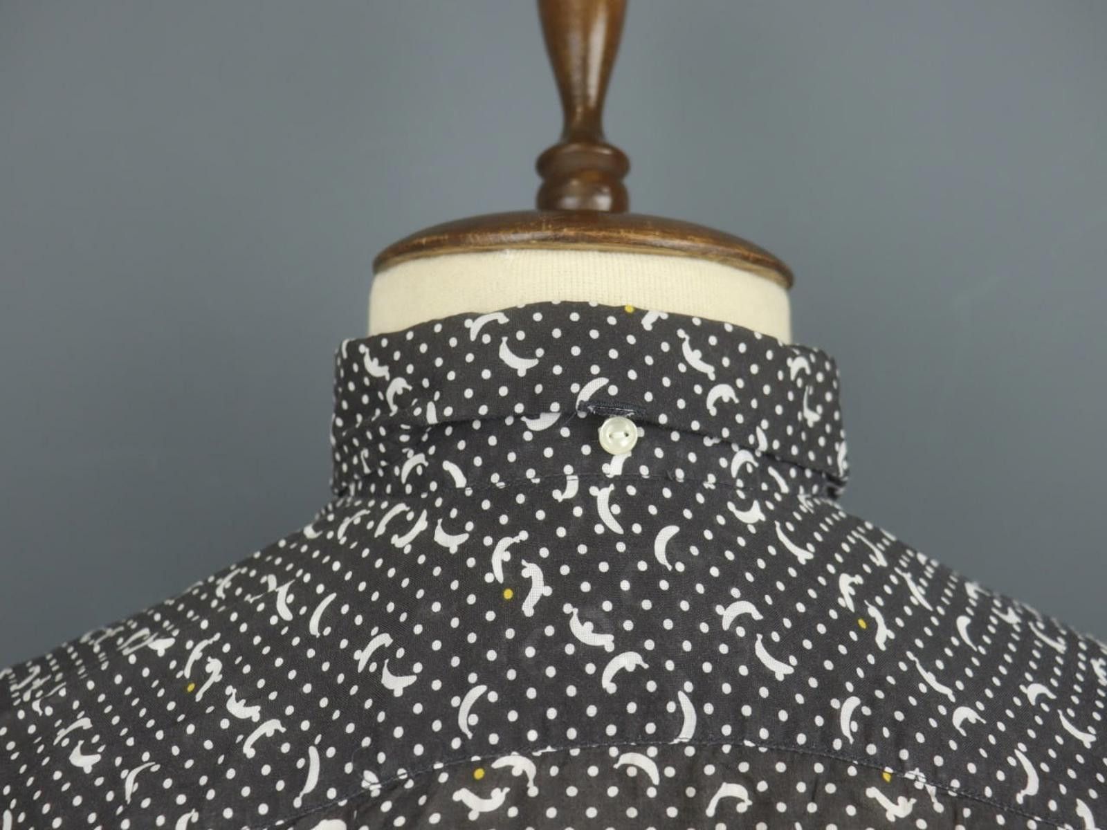 Eton Eton Multi Polka Dot Cotton Collared Dress Shirt Size S Size 36R - 11 Thumbnail