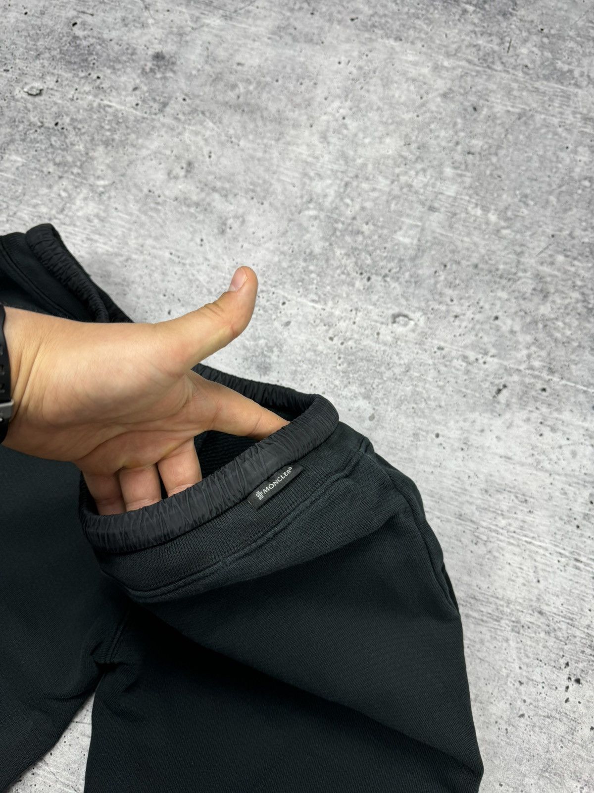 Designer × Moncler Vintage Moncler 90s Y2K Style Black Classic Sweatpants Pants Size 28" / US 6 / IT 42 - 22 Thumbnail