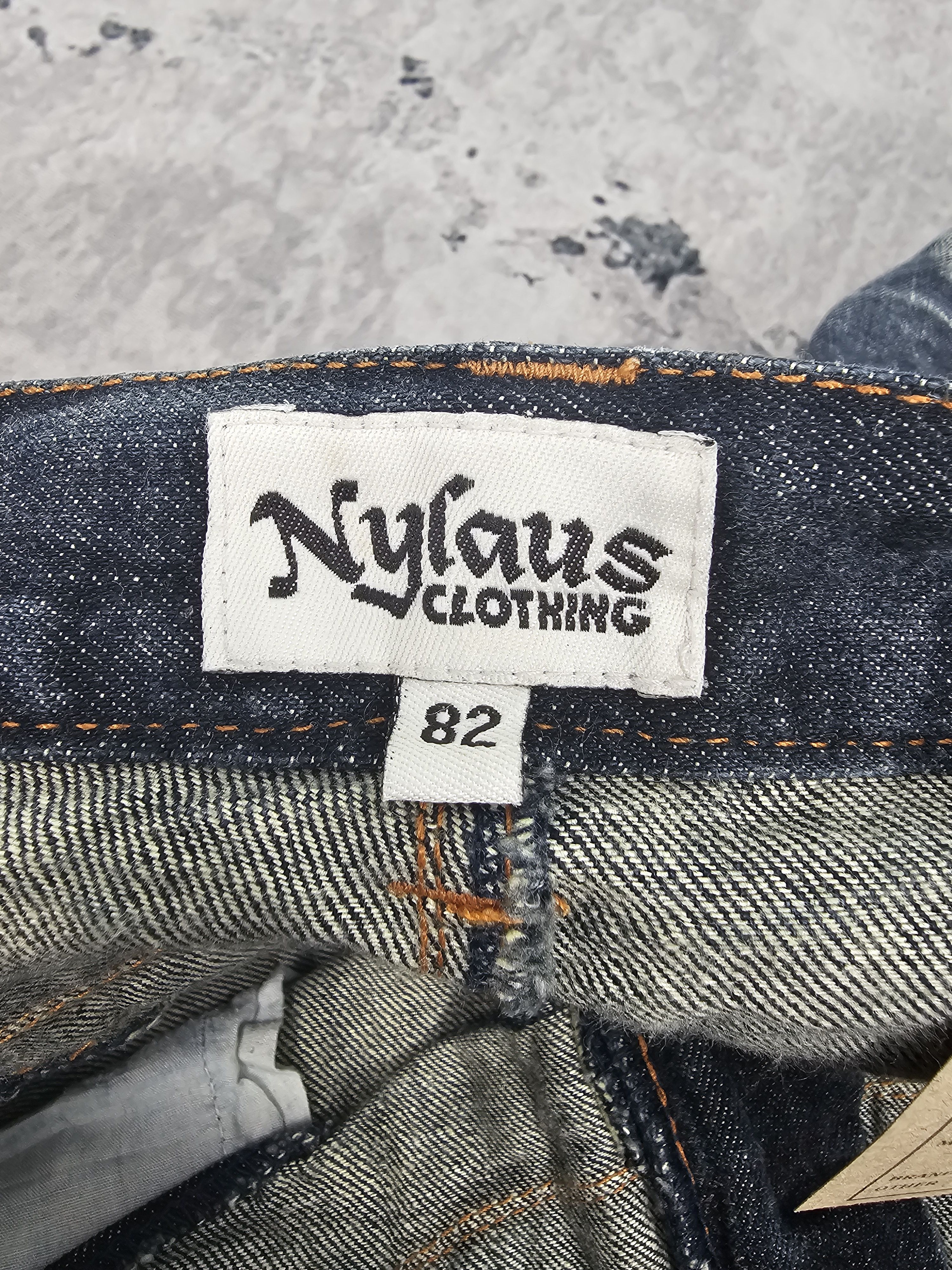 Japanese Brand NYLAUS CLOTHING Double Waist Punk Jeans JB0247 Size 32x31 Size US 32 / EU 48 - 14 Thumbnail