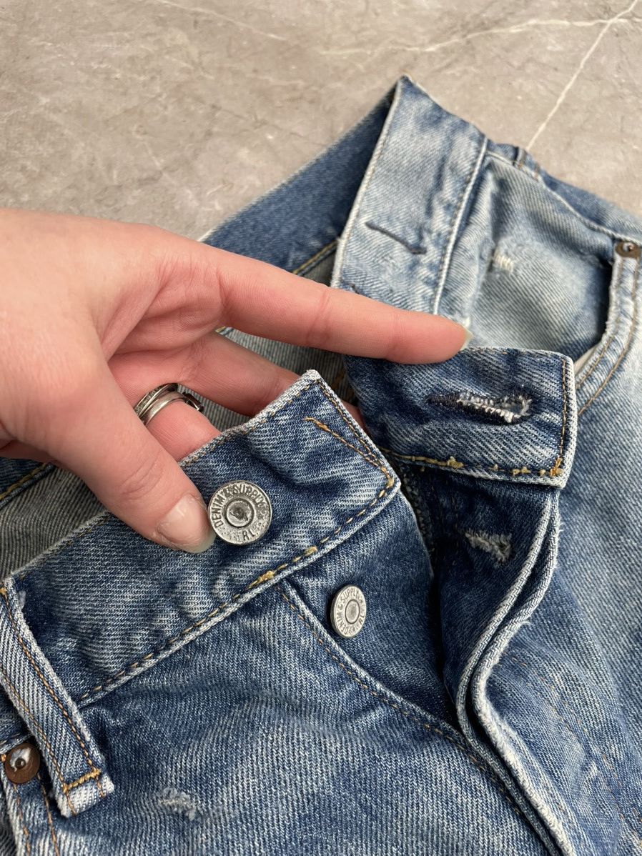 Polo Ralph Lauren Ralph Lauren Vintage Distressed Jeans Blue ripped pants Size US 32 / EU 48 - 6 Thumbnail