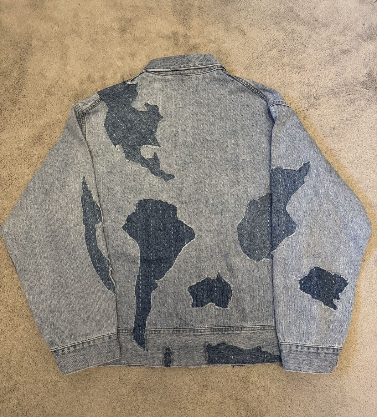 Levi's Made & Crafted Levi’s Made in Japan Utility Trucker Distressed Rare 539$ Size US M / EU 48-50 / 2 - 3 Thumbnail