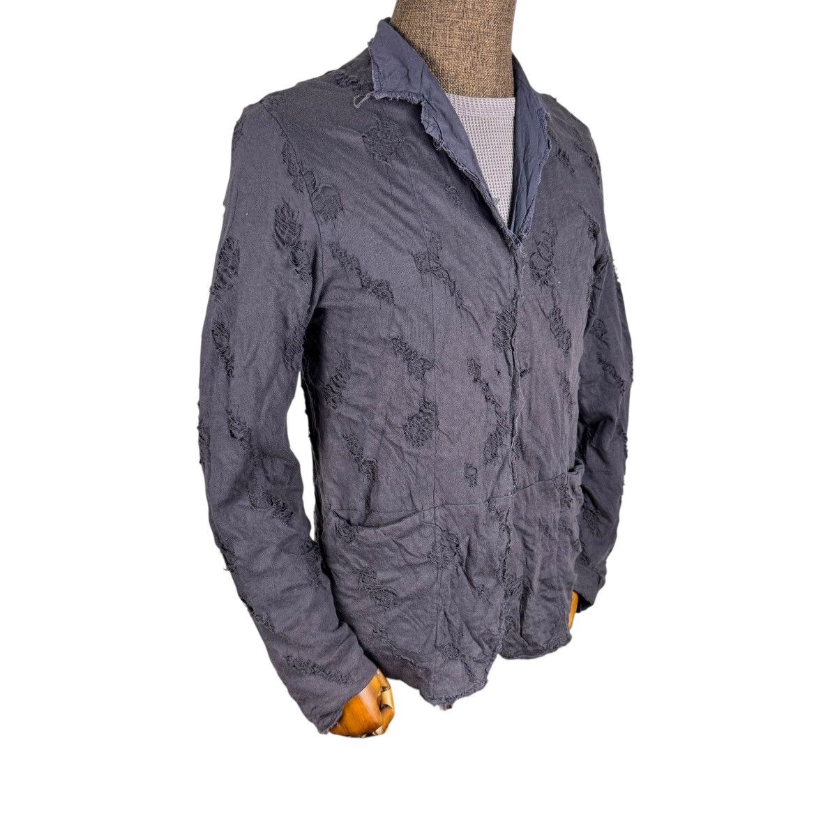 If Six Was Nine ☀️HIBECK JAPAN DISTRESS CARDIGAN LIKE NUMBER NINE Size US M / EU 48-50 / 2 - 1 Thumbnail