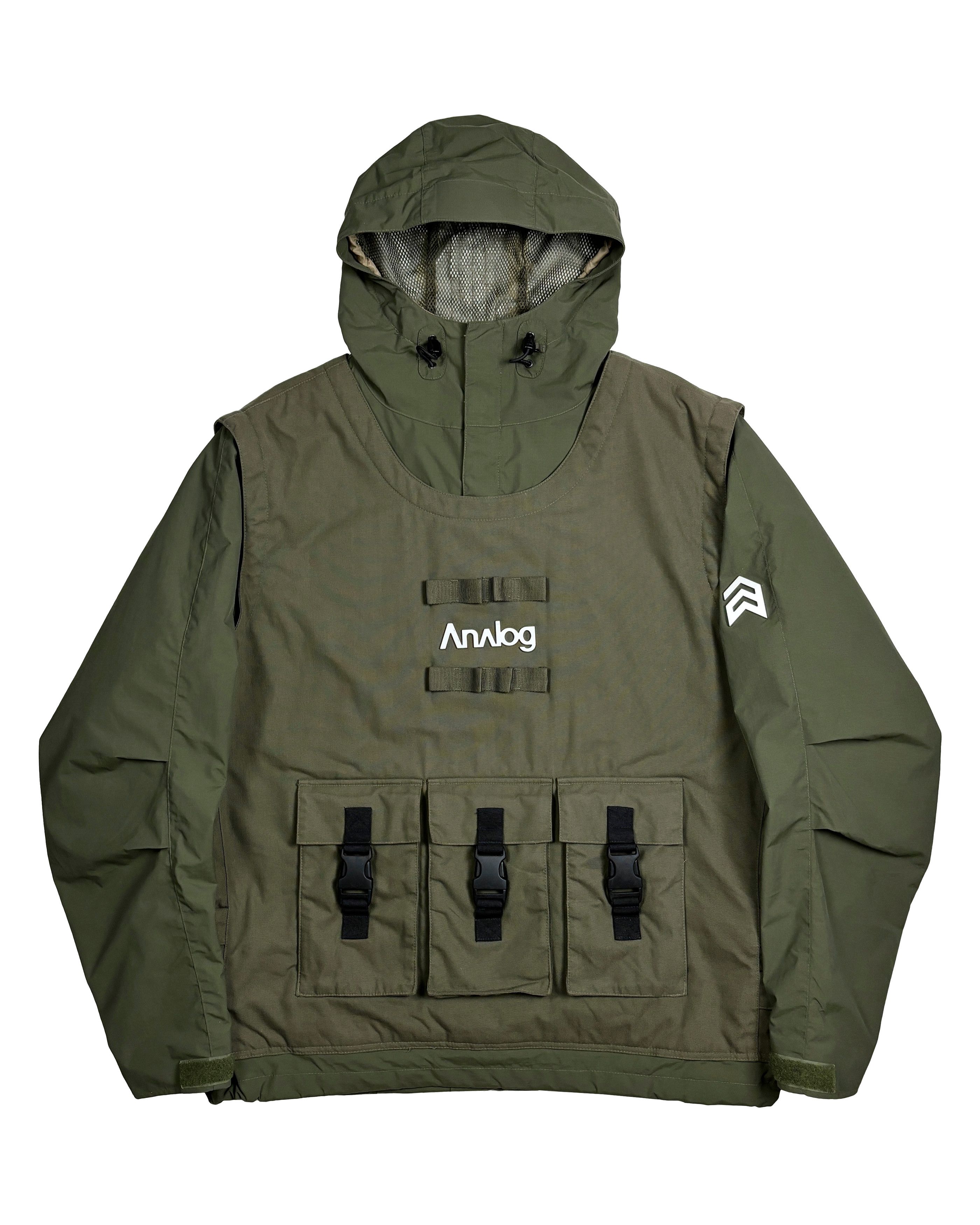 Analog 2003 Analog MD Cargo Tactical Vest Magnetic Closure Jacket Size US M / EU 48-50 / 2 - 2 Thumbnail