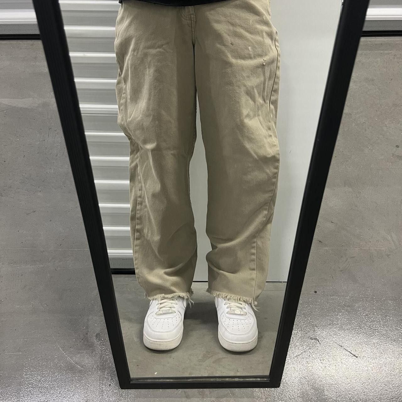 Calvin Klein Vintage Y2K/2000s Easy Fit Khaki Calvin klein Jeans! Size US 34 / EU 50 - 1 Thumbnail