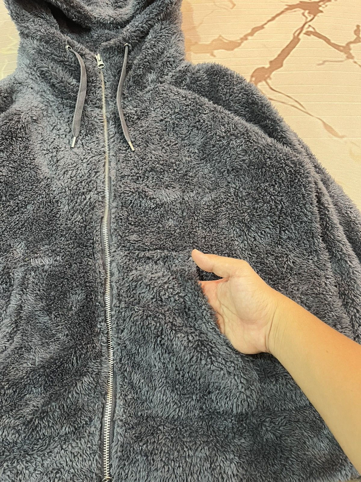 Japanese Brand Power To The People Fleece Zip Hoodie Grey Size US M / EU 48-50 / 2 - 4 Thumbnail