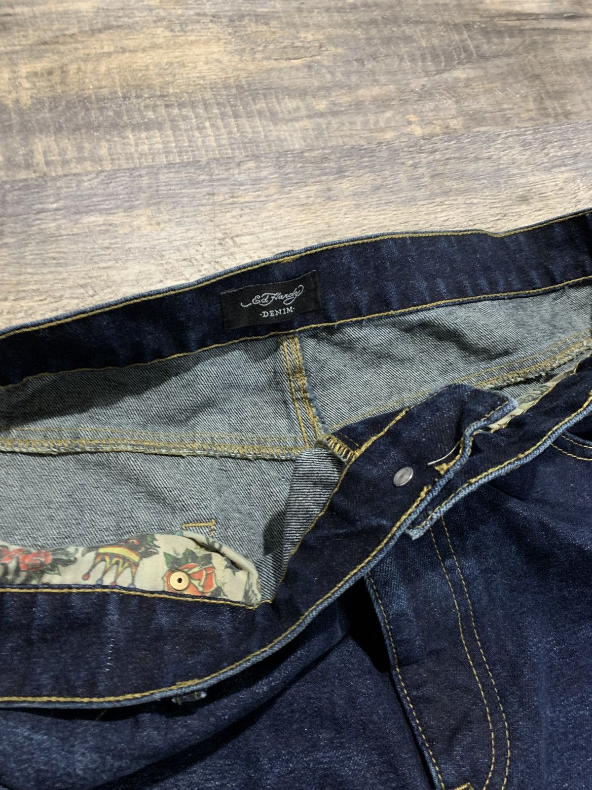 Ed Hardy Ed hardy logo jeans Size US 36 / EU 52 - 2 Thumbnail