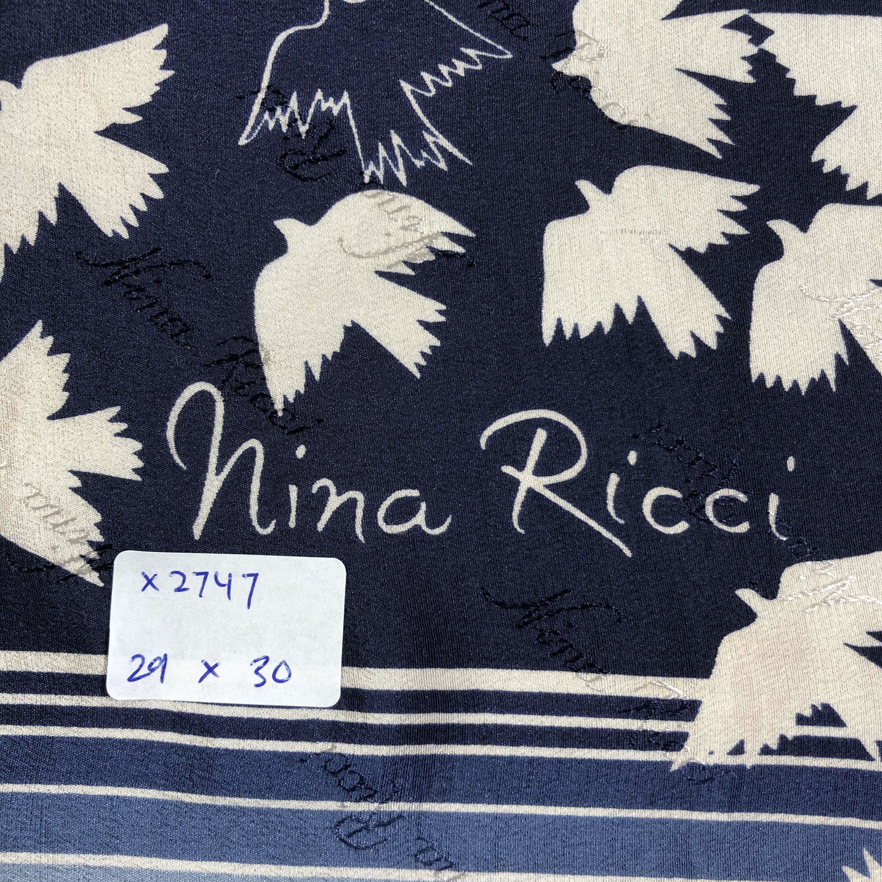 Nina Ricci × Vintage Vintage Nina Ricci Silk Scarf Size ONE SIZE - 7 Thumbnail