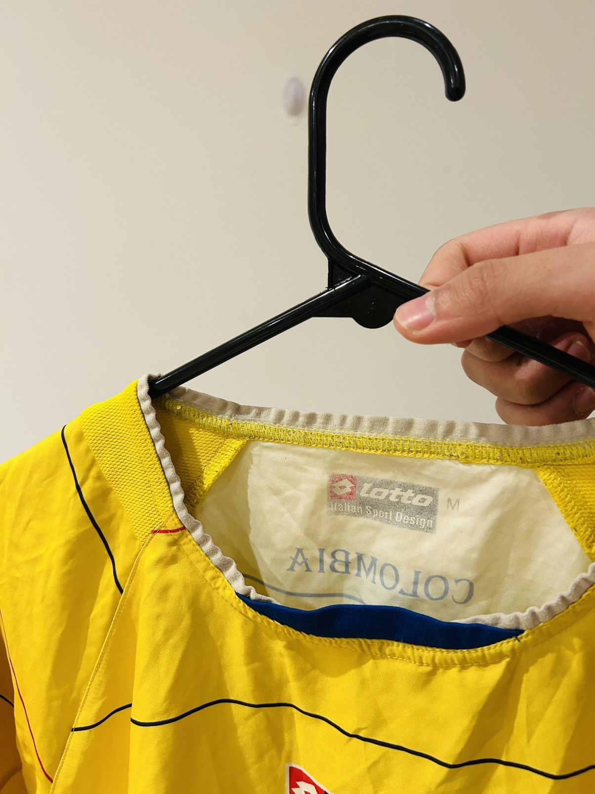 Lotto Sport Colombia 2004 home jersey Size US M / EU 48-50 / 2 - 3 Thumbnail