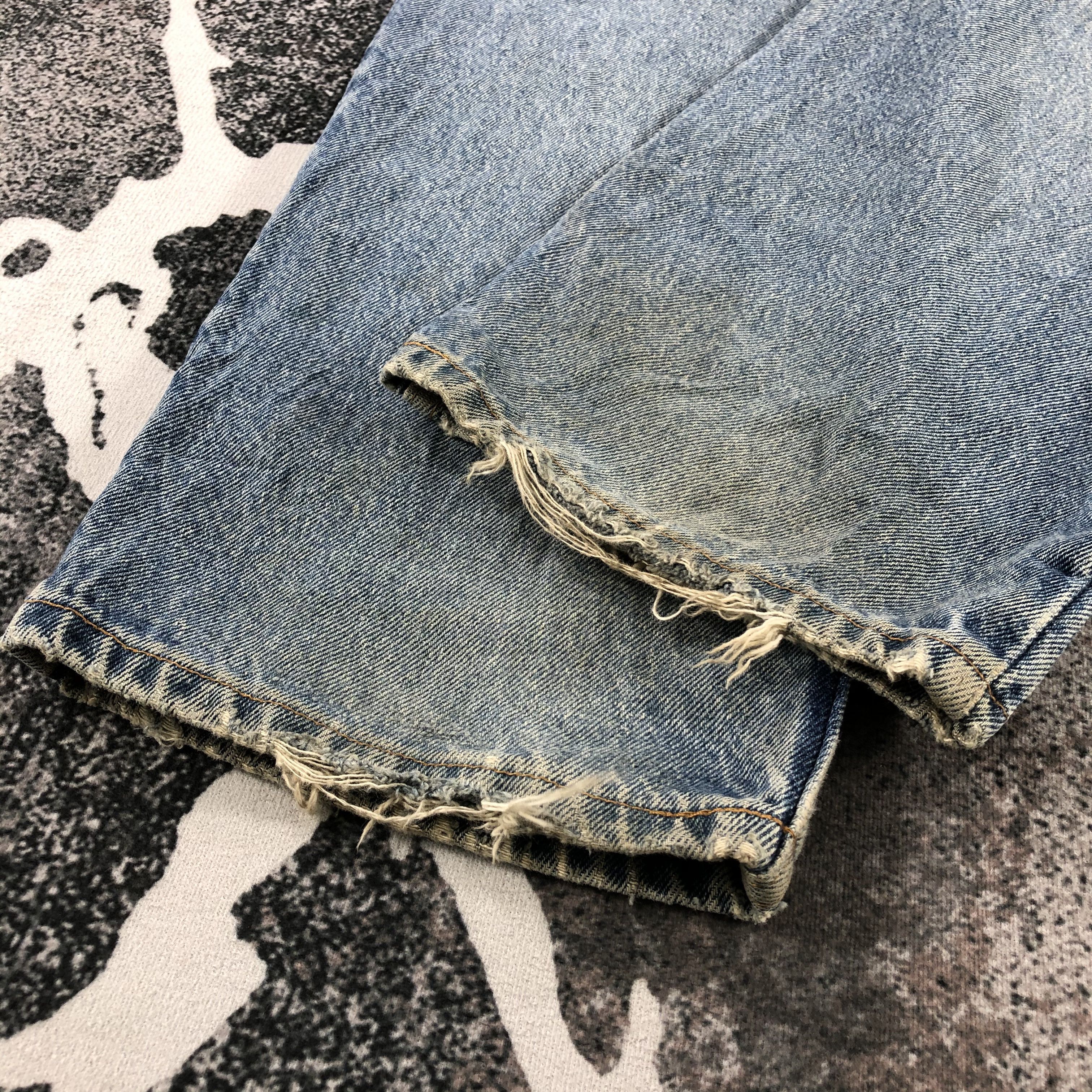 Levi's Vintage 90s Levis 550 Jeans Rusty Wash Denim KJ1089 Size US 32 / EU 48 - 6 Thumbnail