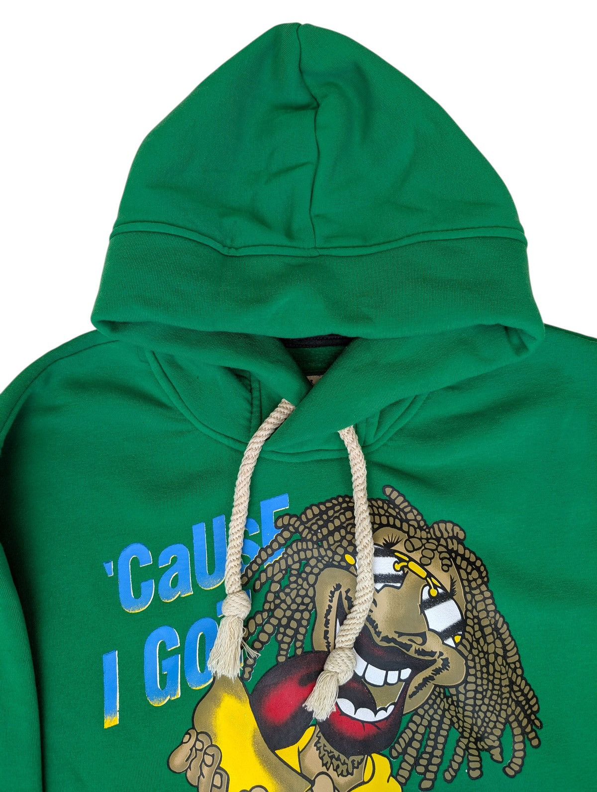Vintage Cuz I Got High Vintage 420 Weed Marihuana Skater Hoodie 00s Size US XL / EU 56 / 4 - 9 Thumbnail