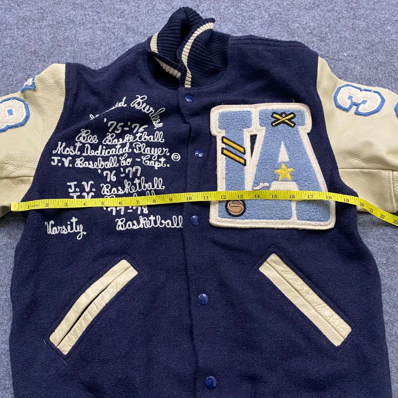 Vintage Vintage 70s Warehouse Basketball Varsity Jacket Size US M / EU 48-50 / 2 - 10 Thumbnail