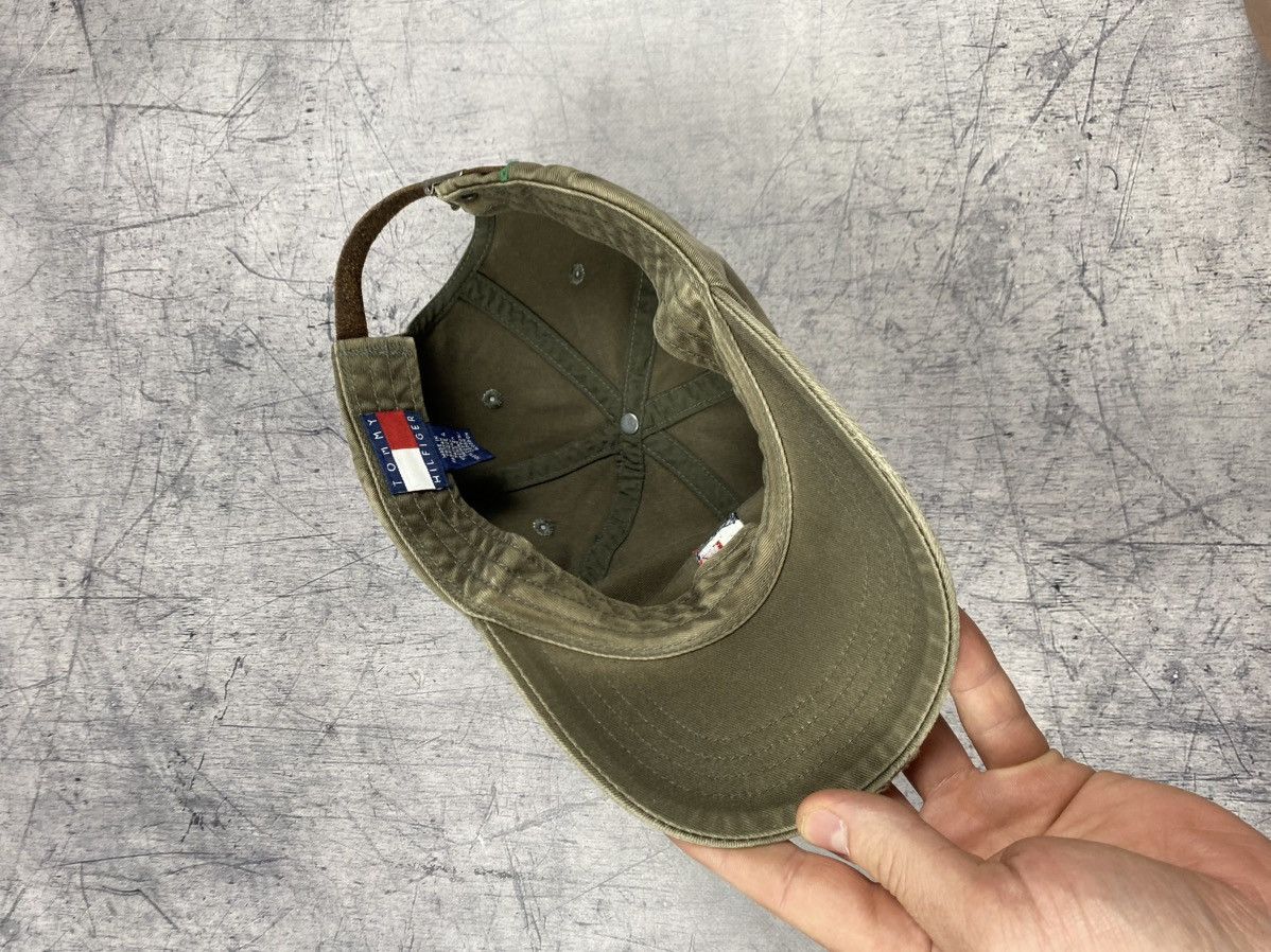 Tommy Hilfiger × Vintage Vintage Tommy Hilfiger Distressed Center Logo Cap Hats Size ONE SIZE - 7 Thumbnail