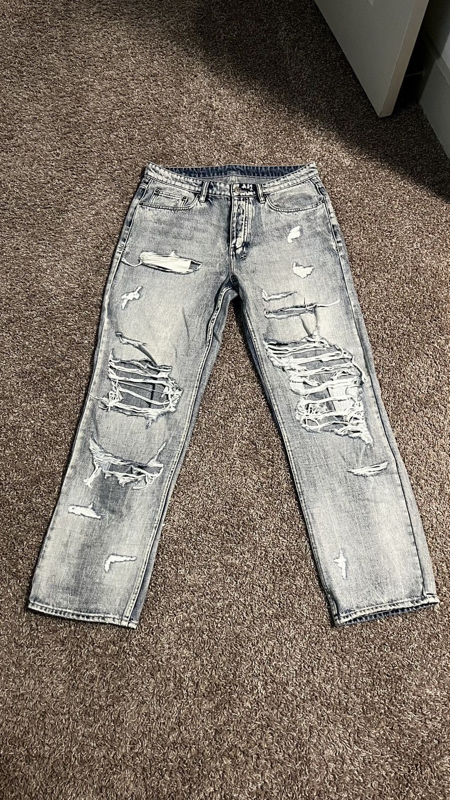 Ksubi Ksubi Anti K Punk Blue Shred Size US 33 - 5 Thumbnail