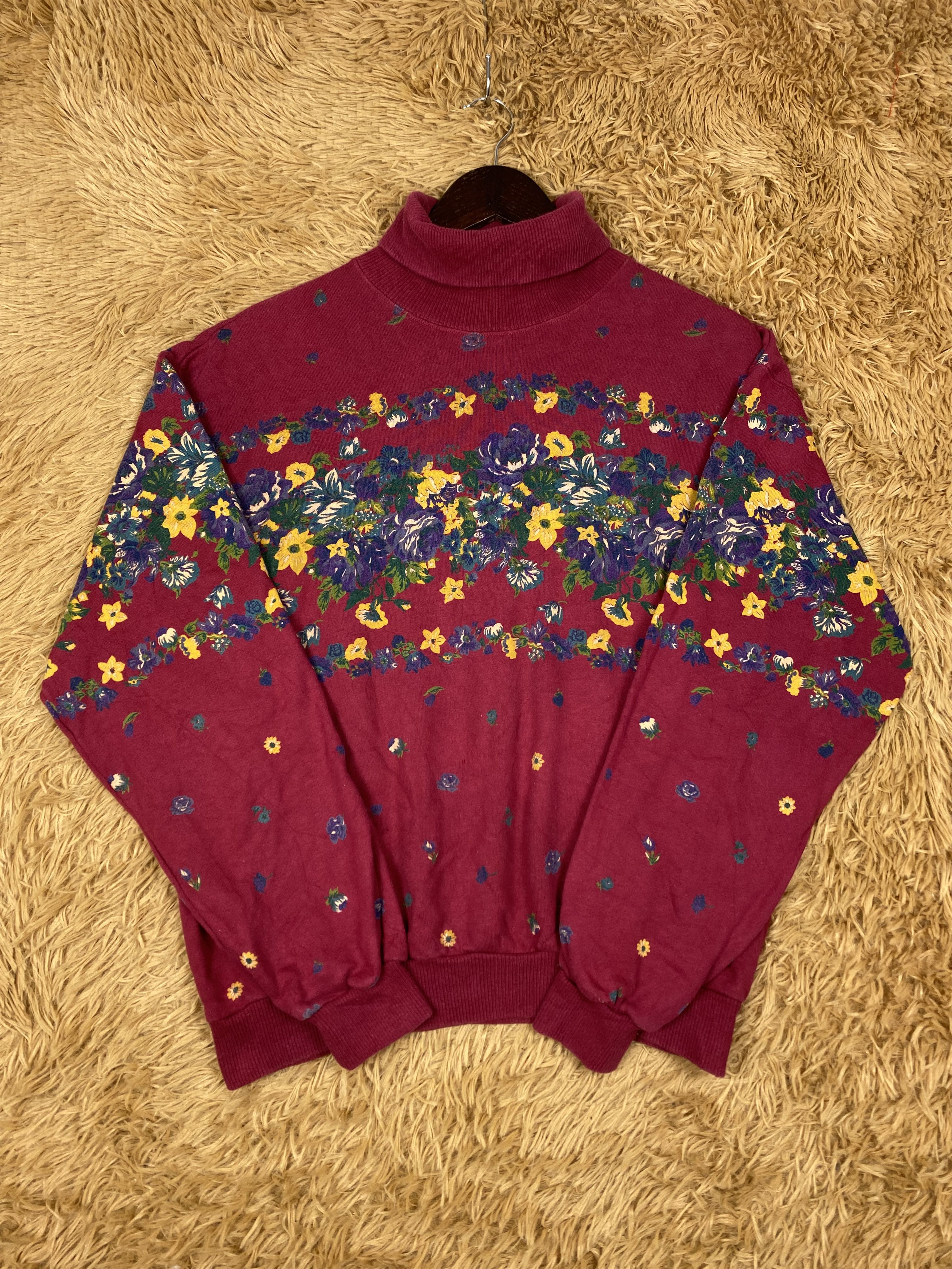 Kenzo Vintage Kenzo Art of Flower Sweatshirts DJ0587 Size US M / EU 48-50 / 2 - 4 Thumbnail