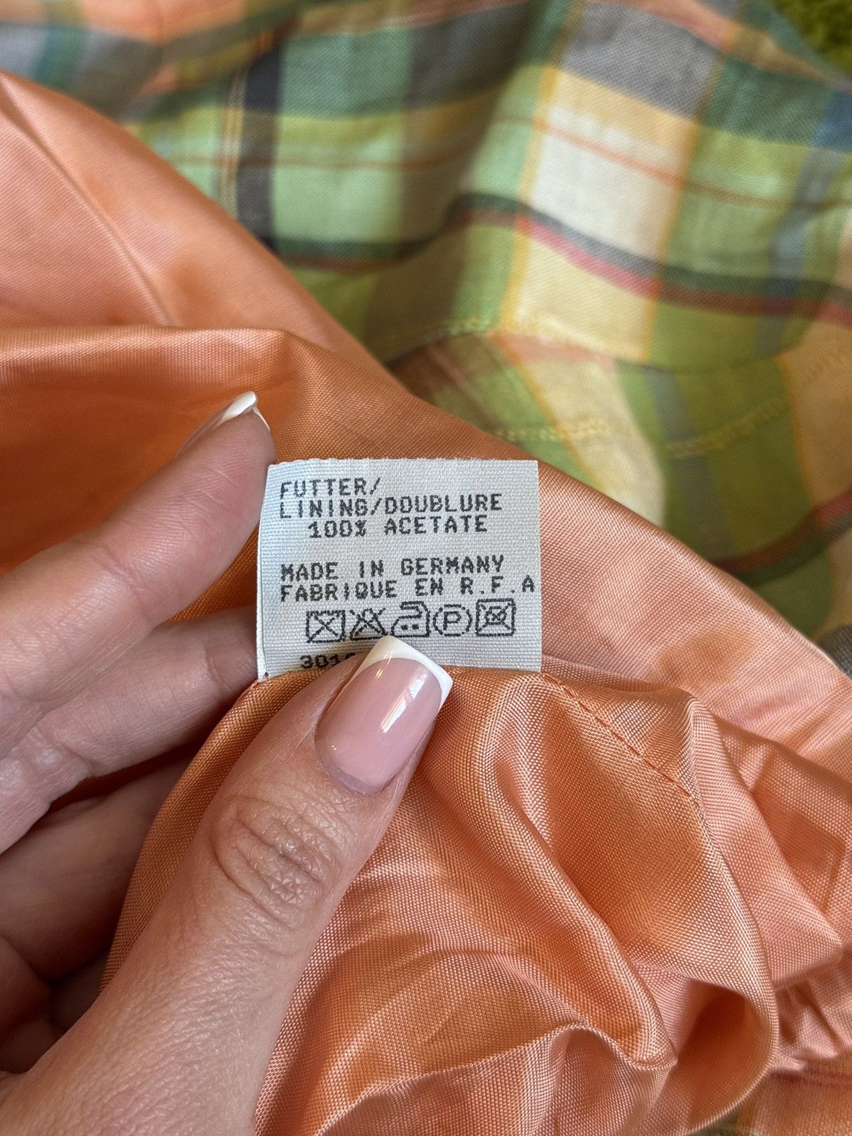 Givenchy Givenchy 1990s archive vintage checkered linen blend dress Size XL / US 12-14 / IT 48-50 - 7 Thumbnail