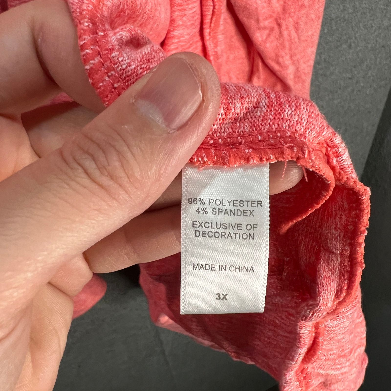 Other Cuddl Duds Seriously Soft 2-Piece Tee & Wrap Set Coral Size 3XL / US 20-22 - 10 Thumbnail