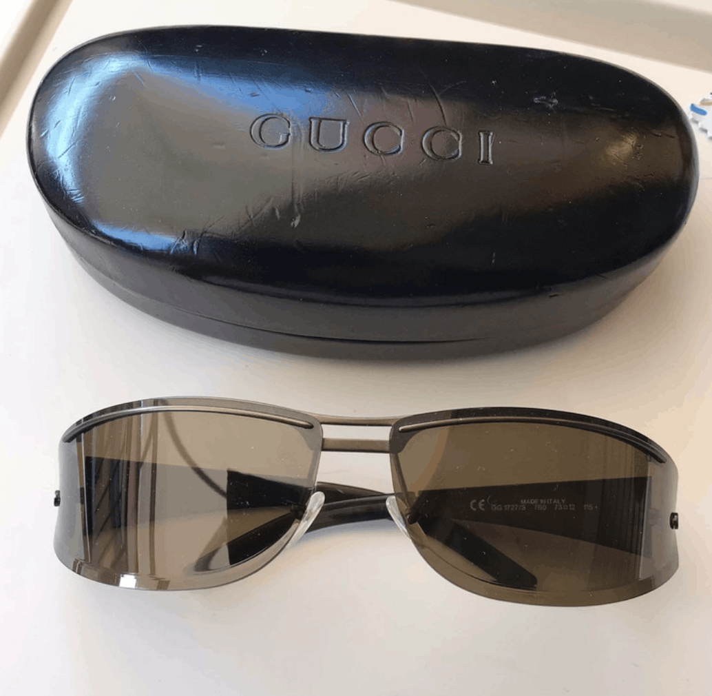 Gucci Gucci Sunglasses GG1727 Mask Logo Shield GG Sport Vintage Size ONE SIZE - 2 Thumbnail