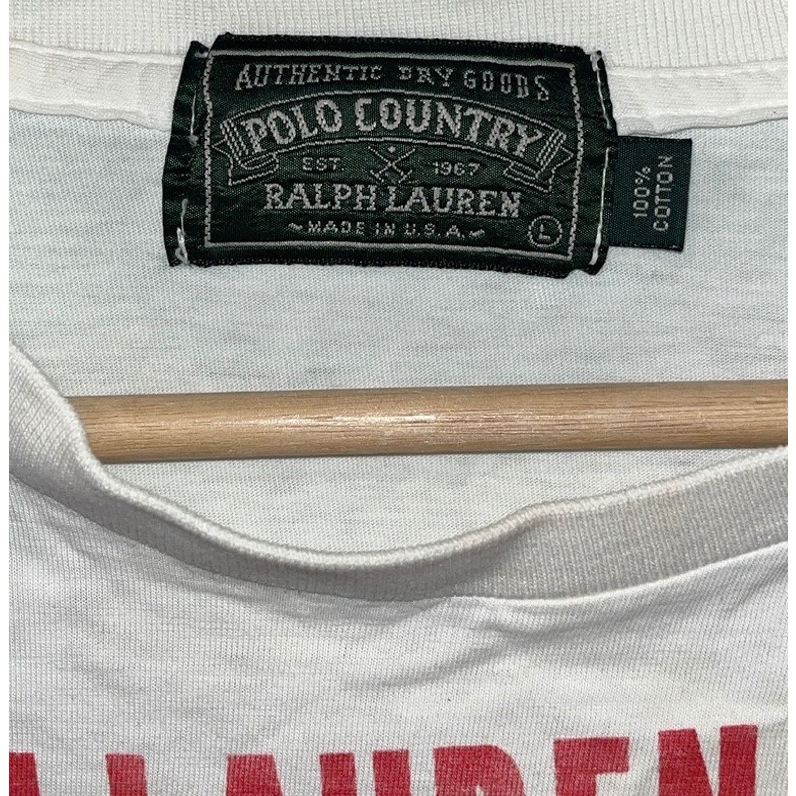 Polo Ralph Lauren Polo Ralph Lauren Polo Country State Fair Cowboy Tee Mens L Size US L / EU 52-54 / 3 - 5 Thumbnail