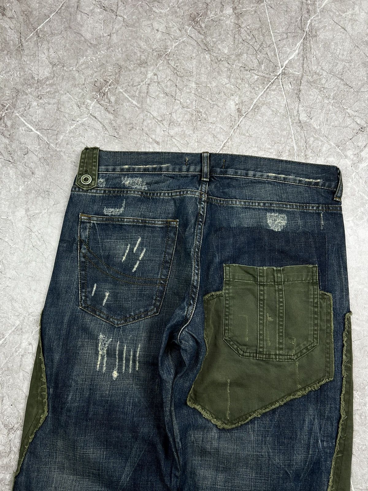 Japanese Brand × Vintage Custom Avant Garde Jeans Size US 34 / EU 50 - 8 Thumbnail