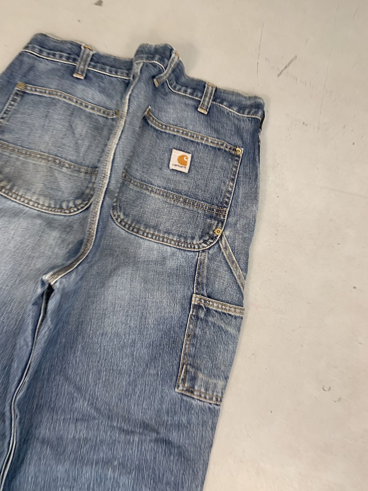 Carhartt Vintage Carhartt b73 DST double knee distressed denim Size US 38 / EU 54 - 10 Thumbnail