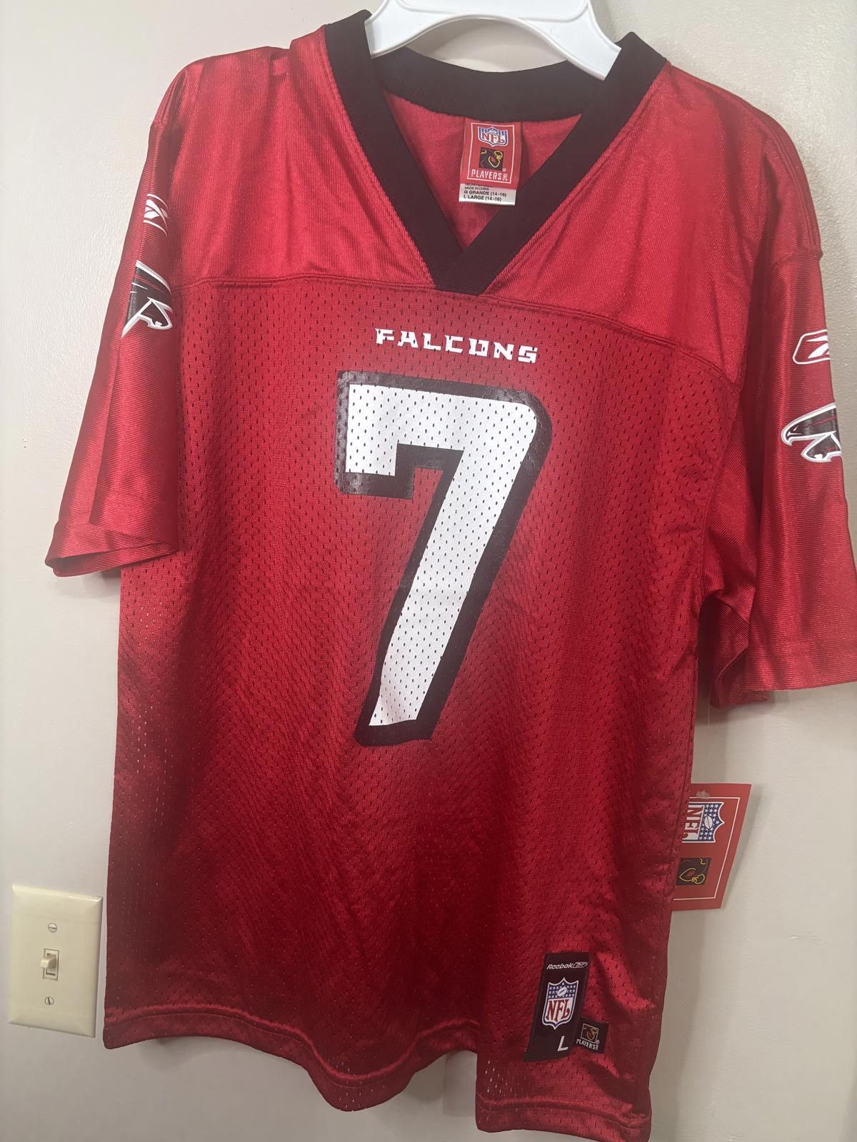 Michael Vick Atlanta Falcons Jersey - Red - Size L Youth