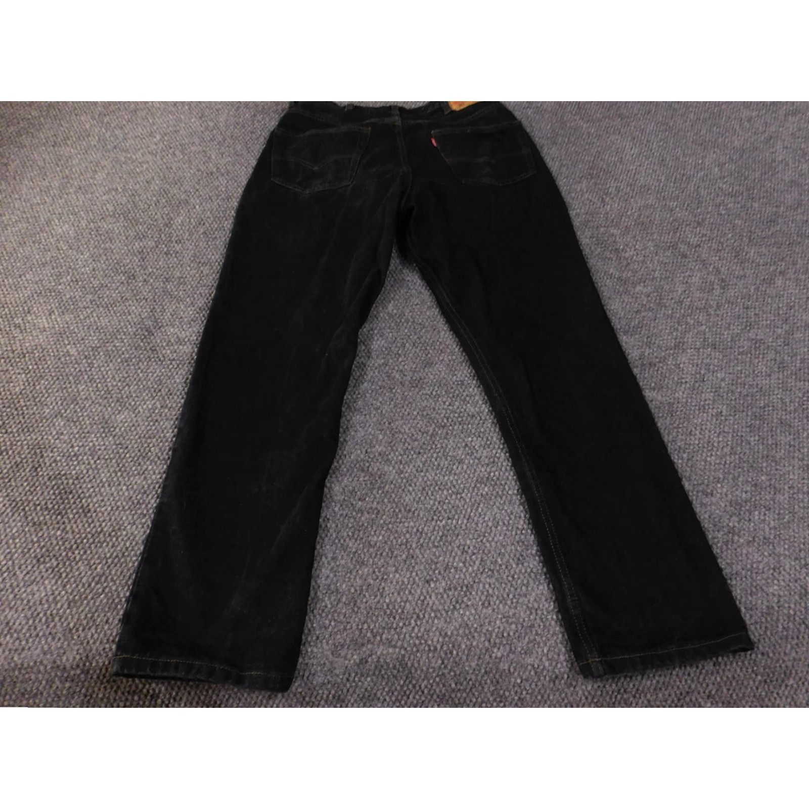 Levi's Levi's 501 Jeans Mens 34x32 Black Denim Button Fly Straight Red Tab Vintage No (adjusted) Size US 34 / EU 50 - 7 Thumbnail
