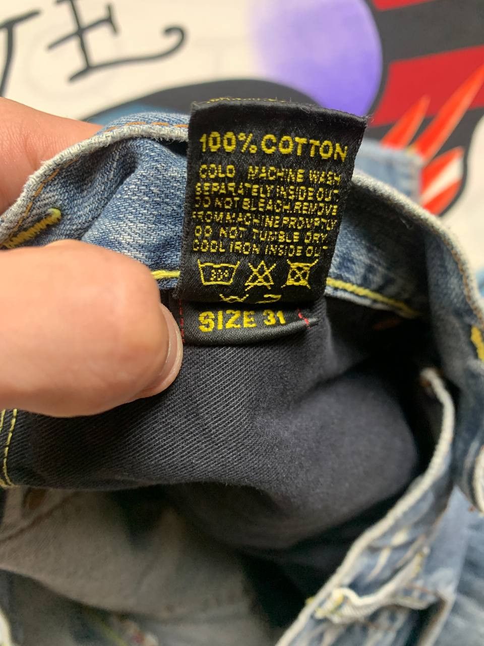 Evisu Evisu Italy denim logo shorts Size 31 Japanese brand Y2K Size US 31 - 7 Thumbnail