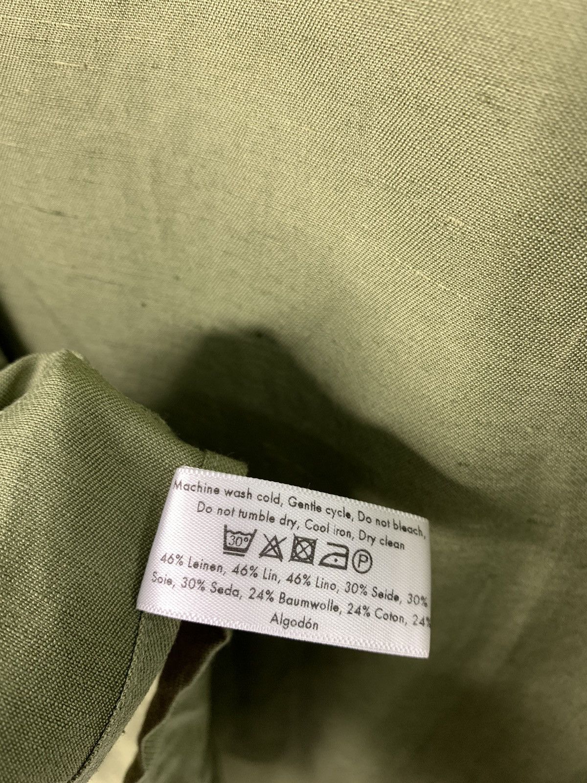 Designer × Eton Eton Silk/Linen/Cotton Blazer L Size Size 40L - 12 Thumbnail