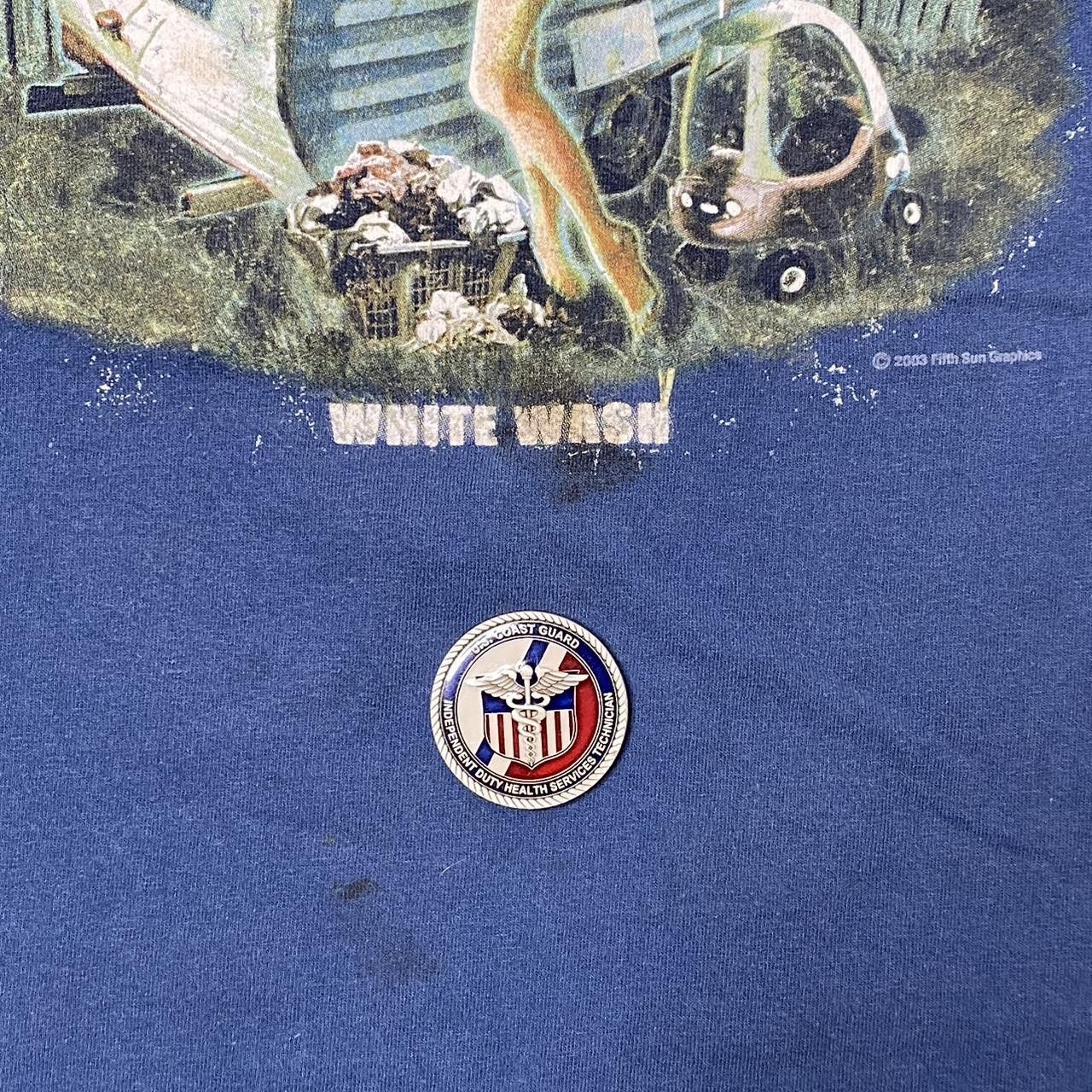 AAA Vintage Trailer Trash Navy Blue Naughty Tee Size XL Size US XL / EU 56 / 4 - 3 Thumbnail