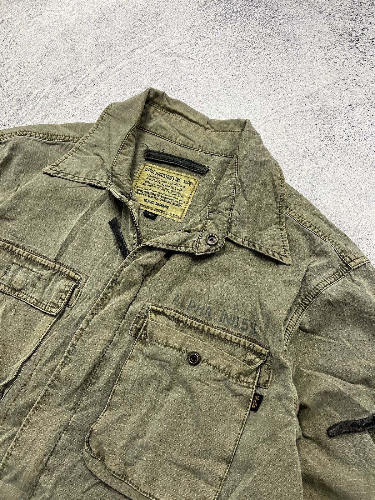 Alpha Industries Alpha Industries Jacket Field M 65 Utility Cargo 90’s Army Size US XL / EU 56 / 4 - 5 Thumbnail