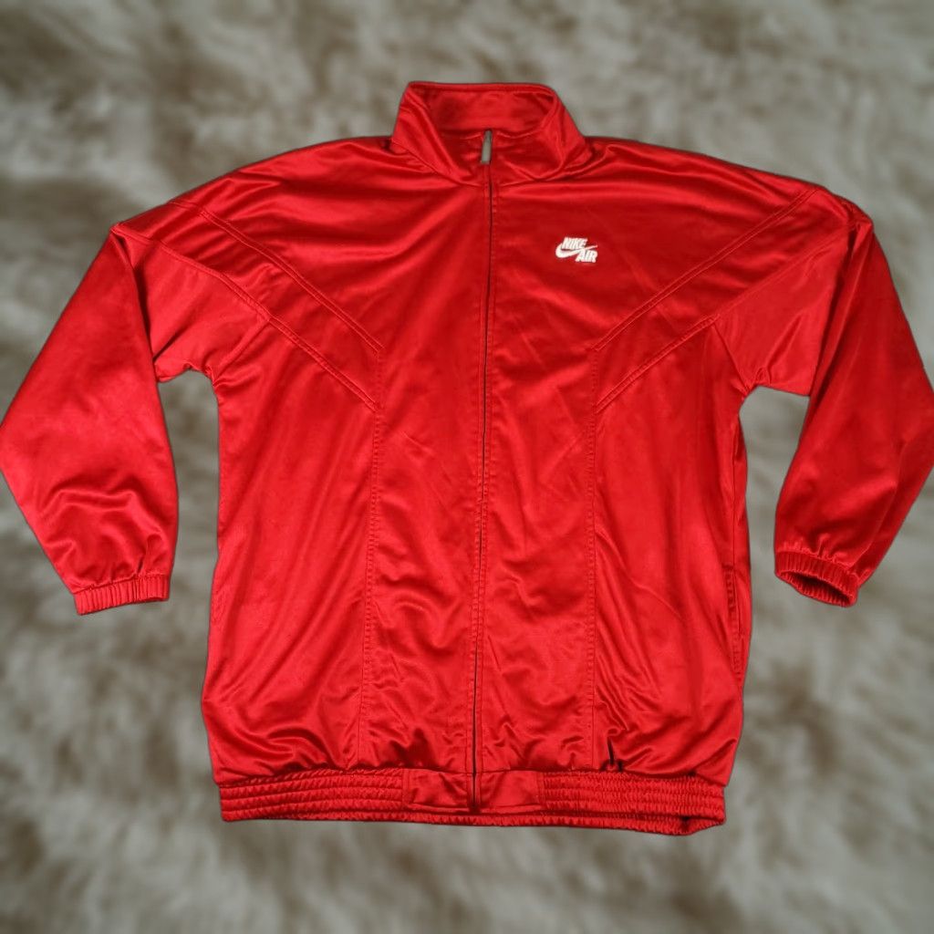 Nike Nike Jacket Mens 2XL Red Vintage Full Zip Track Jacket Sweatshirt Size US XXL / EU 58 / 5 - 1 Thumbnail