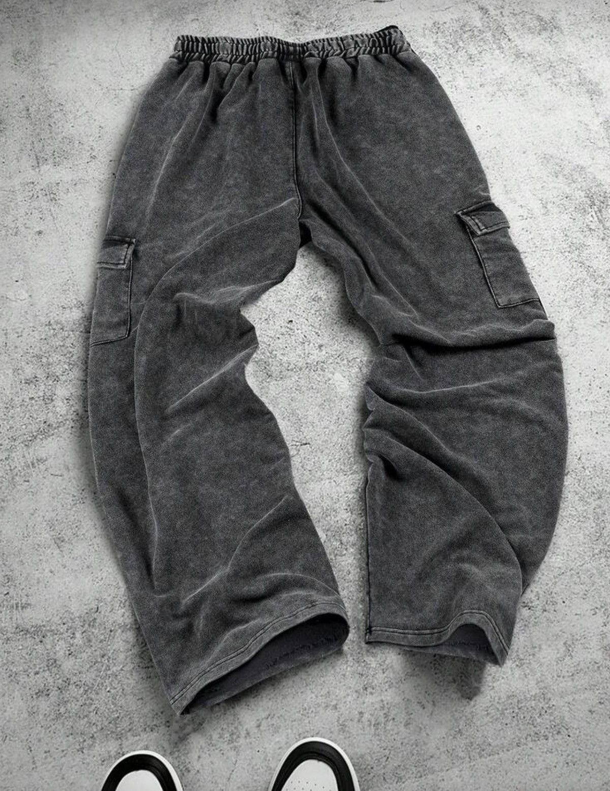 Japanese Brand VIBE Washed Baggy Style Sweatpants Size US 30 / EU 46 - 2 Thumbnail