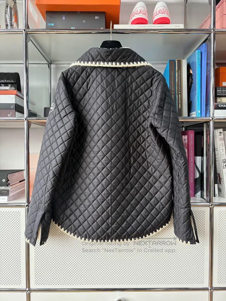 Chanel Chanel Diamond plaid black cotton jacket Size XS / US 0-2 / IT 36-38 - 2 Thumbnail