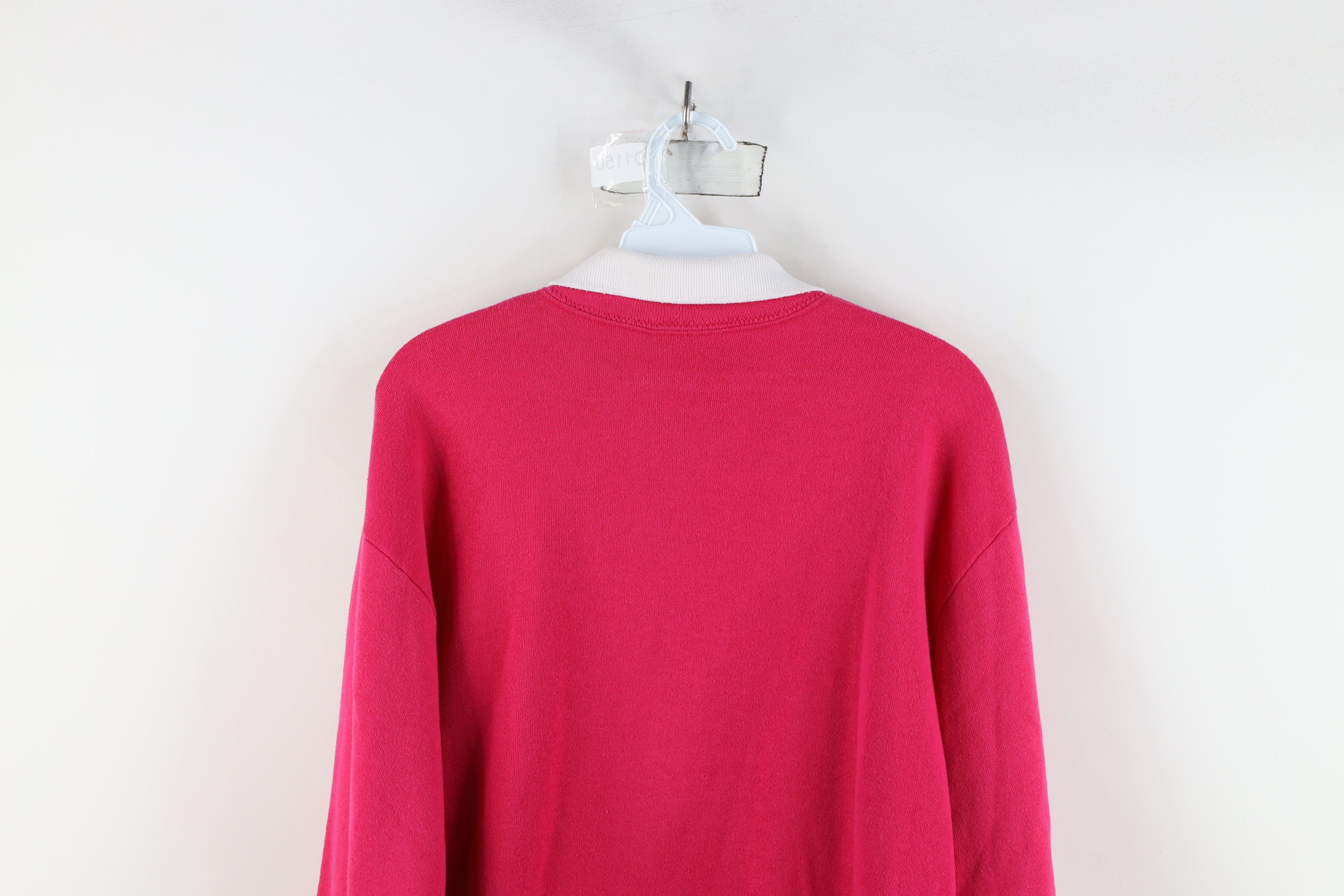 Vintage Vintage 90s Streetwear Friendship Flower Collared Sweatshirt Size M / US 6-8 / IT 42-44 - 13 Thumbnail