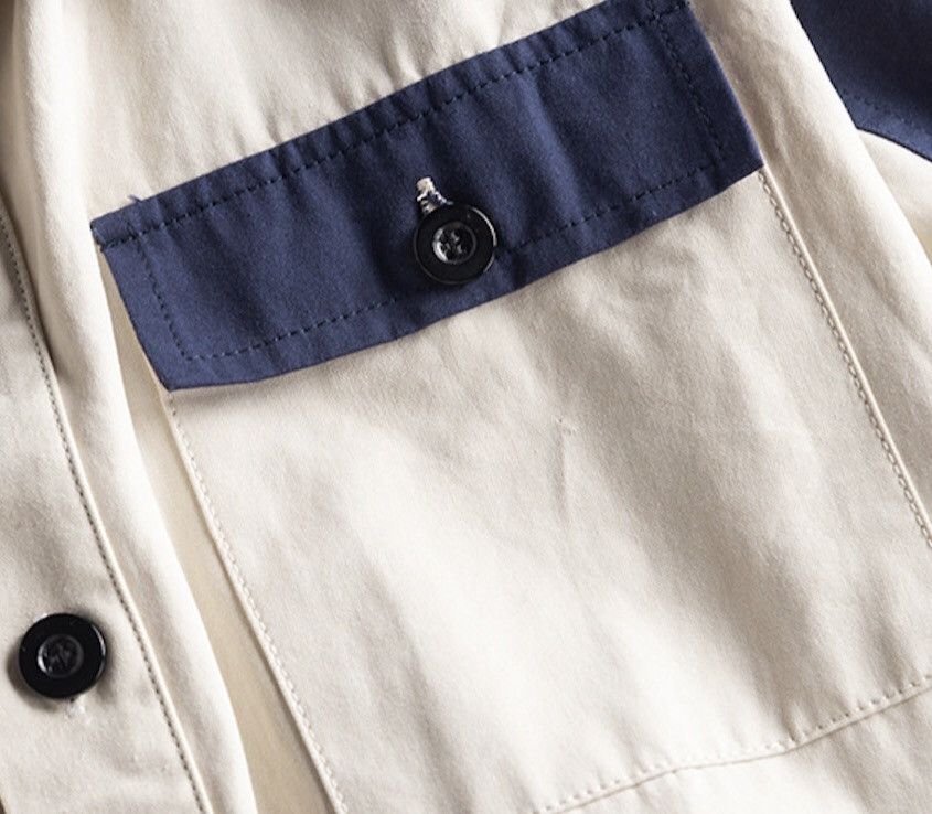 Designer × Japanese Brand Contrast Patchwork Coveralls with Belts Size US 28 / EU 44 - 6 Thumbnail